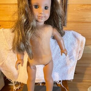 American Girl/ Pleasant company Brown-Haired , brown eyed 18” Doll